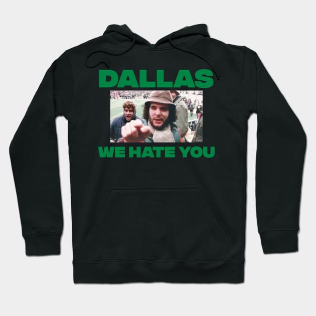 Dallas We Hate You Philadelphia Eagles Fan Hoodie by jeffmcdev314